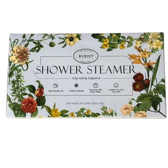 Blriet Shower Steamer 1.05 oz 8 Shower Steamers NEW Sealed Aromatherapy Spa - Picture 2 of 4